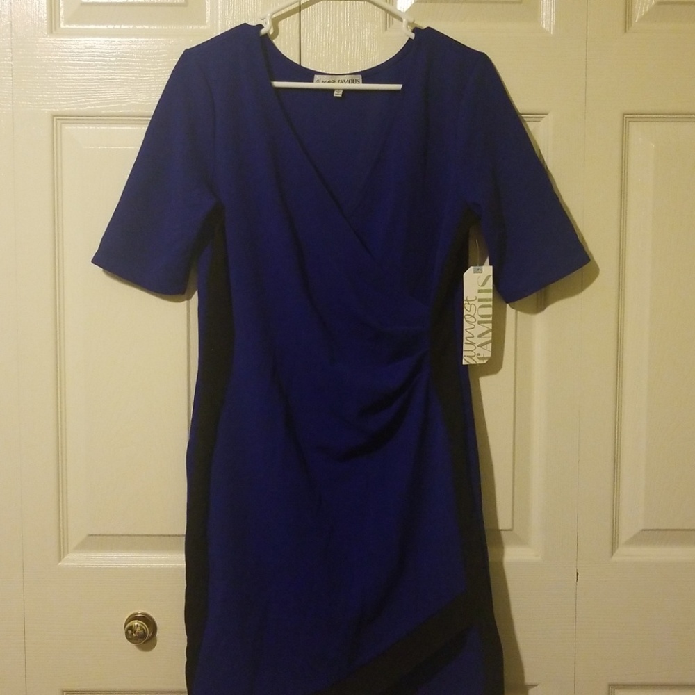 Blue and black almost famous dress